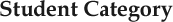 Student Category